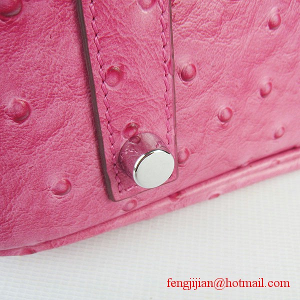 Hermes Birkin 35cm Ostrich Veins Handbag Light Peachblow 6089 Silver Hardware Hermes Birkin 35cm Ostrich Veins Handbag Light Peachblow 6089 Silver Hardware